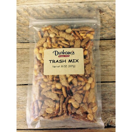 Durhams Durhams Trash Mix Peanuts, Sesame Sticks, Pretzels Snack Mix 8 oz Bagged 7304259058